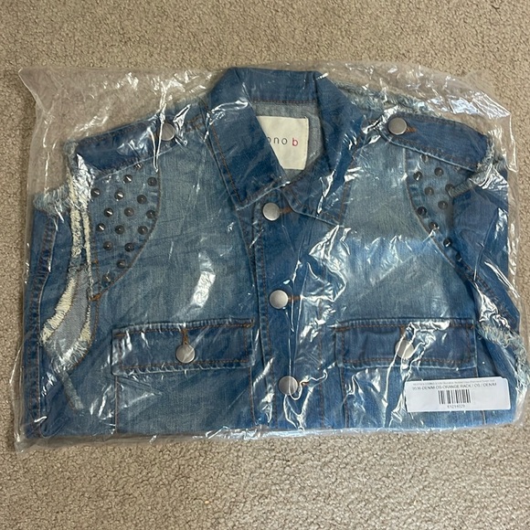 Mono B super cute vest with studs & cross detail OS - Picture 1 of 5